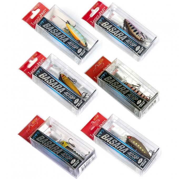 Набор воблеров LUCKY JOHN PRO SERIES BASARA SP 04.00/022SET 6шт. LJVP-022SET Набор воблеров LUCKY JOHN PRO SERIES BASARA SP 04.00/022SET 6шт. LJVP-022SET
