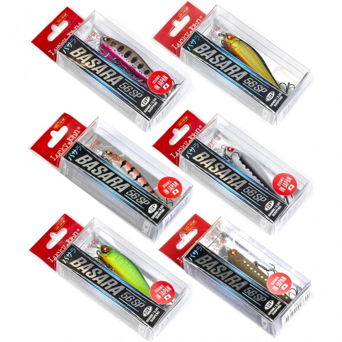 Набор воблеров LUCKY JOHN PRO SERIES BASARA SP 05.60/024SET 6шт. LJVP-024SET Набор воблеров LUCKY JOHN PRO SERIES BASARA SP 05.60/024SET 6шт. LJVP-024SET