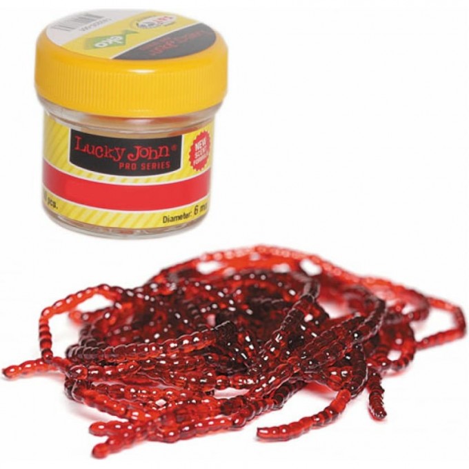 Насадки искусственные съедобные LUCKY JOHN PRO SERIES EXTRA BLOOD WORM X/XL мотыль 160/240 шт 140201-MIX1 Насадки искусственные съедобные LUCKY JOHN PRO SERIES EXTRA BLOOD WORM X/XL мотыль 160/240 шт 140201-MIX1