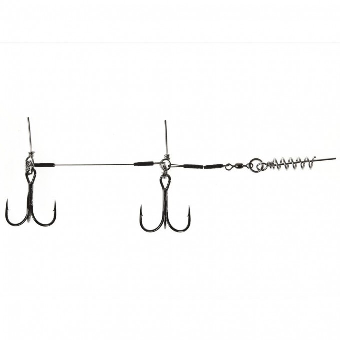 Оснастка стальная Крючки STINGER SSW 1х7 3,5+8,0cm, оснащ. тройником №02/0 1шт. LJP7401-XL Оснастка стальная Крючки STINGER SSW 1х7 3,5+8,0cm, оснащ. тройником №02/0 1шт. LJP7401-XL