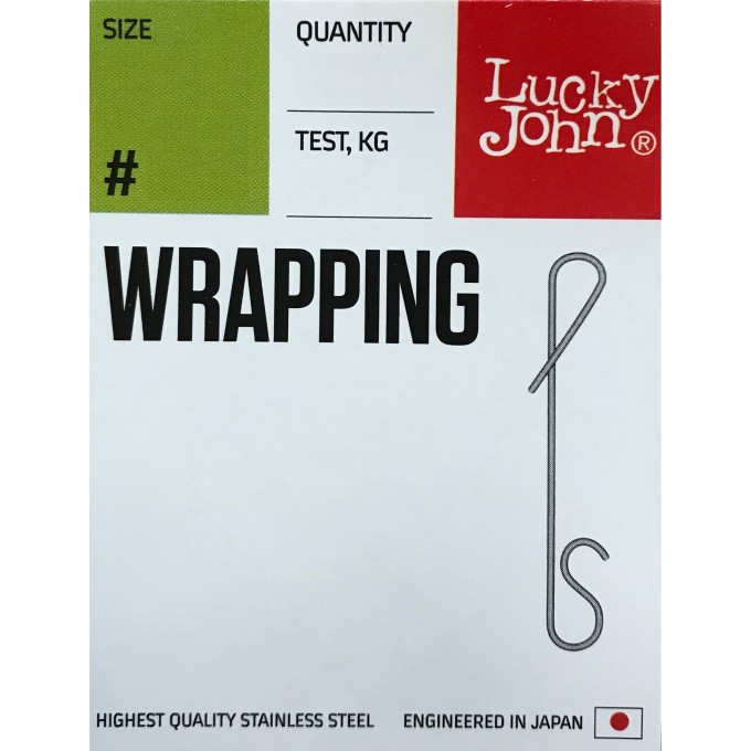 Соединители безузловые LUCKY JOHN Pro Series Wrapping 02S 08Кг 8Шт. LJP5112-02S Соединители безузловые LUCKY JOHN Pro Series Wrapping 02S 08Кг 8Шт. LJP5112-02S