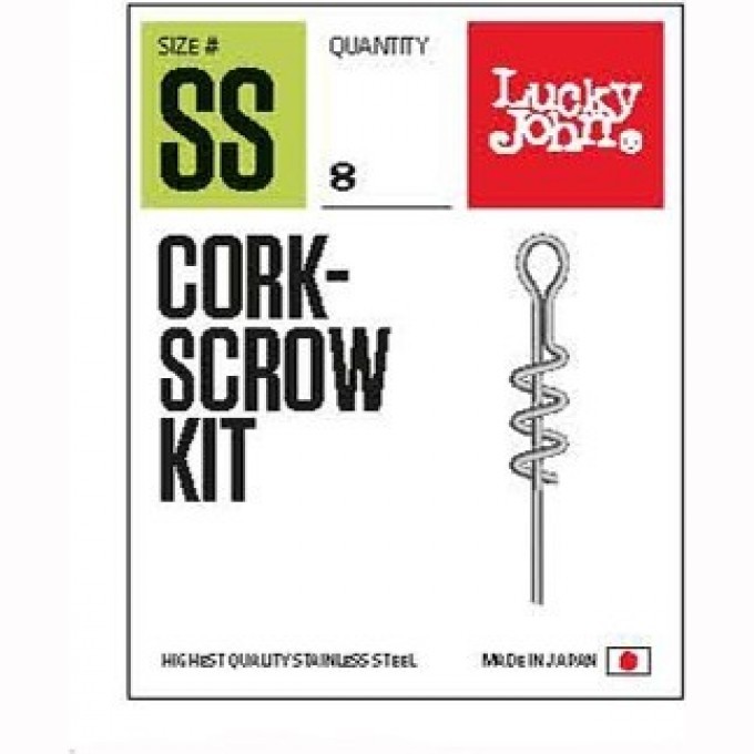 Спирали LUCKY JOHN Pro Series CORKSCROW KIT XL для крепления силиконовых приманок 6шт. LJP5120-XL Спирали LUCKY JOHN Pro Series CORKSCROW KIT XL для крепления силиконовых приманок 6шт. LJP5120-XL
