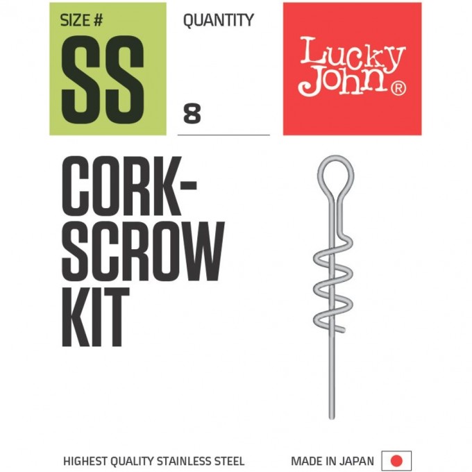 Спирали LUCKY JOHN Pro Series для крепления силиконовых приманок 10шт LJP5120-001 Спирали LUCKY JOHN Pro Series для крепления силиконовых приманок 10шт LJP5120-001