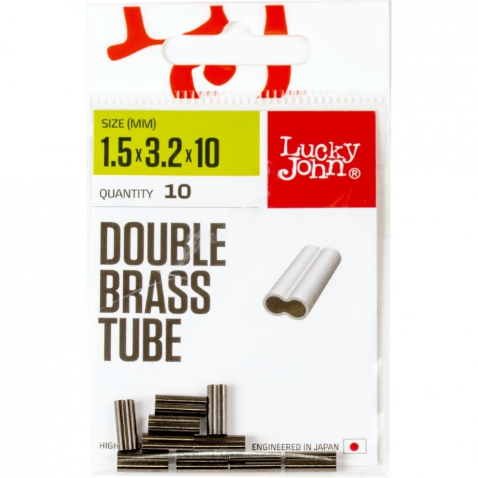 Трубочки обжимные LUCKY JOHN PRO SERIES DOUBLE LEADER SLEEVER 015, длина 10мм 10шт. LJP5124-1510 Трубочки обжимные LUCKY JOHN PRO SERIES DOUBLE LEADER SLEEVER 015, длина 10мм 10шт. LJP5124-1510