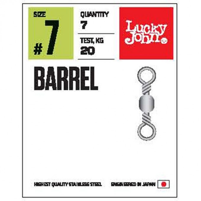 Вертлюги LUCKY JOHN PRO SERIES BARRE 016 10Шт. LJP5106-016 Вертлюги LUCKY JOHN PRO SERIES BARRE 016 10Шт. LJP5106-016