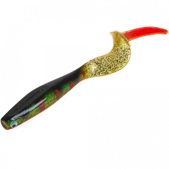 Виброхвост LUCKY JOHN 3D SERIES KUBIRA FIRE TAIL 9" (22,8 см), цвет PG27 1шт. 140437-PG27 Виброхвост LUCKY JOHN 3D SERIES KUBIRA FIRE TAIL 9" (22,8 см), цвет PG27 1шт. 140437-PG27