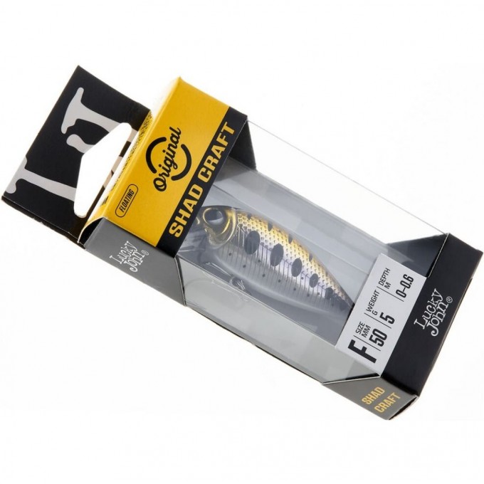 Воблер плавающий LUCKY JOHN ORIGINAL SHAD CRAFT 5 см, цвет a029 LJO1105F-A029 Воблер плавающий LUCKY JOHN ORIGINAL SHAD CRAFT 5 см, цвет a029 LJO1105F-A029