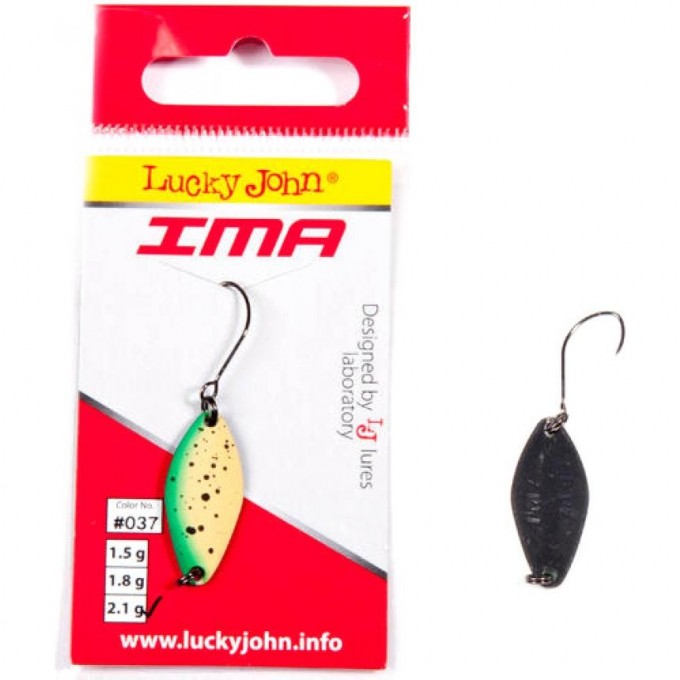 Блесна колеблющаяся LUCKY JOHN IMA 1,8 г, цвет 037 151018-037 Блесна колеблющаяся LUCKY JOHN IMA 1,8 г, цвет 037 151018-037