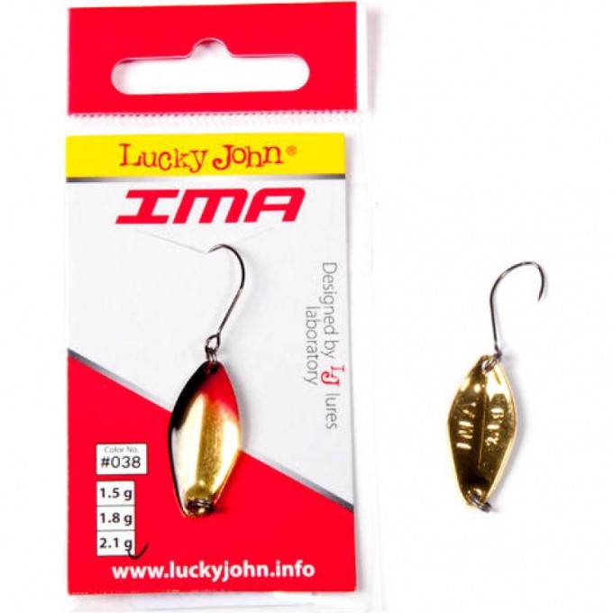 Блесна колеблющаяся LUCKY JOHN IMA 1,8 г, цвет 038 151018-038 Блесна колеблющаяся LUCKY JOHN IMA 1,8 г, цвет 038 151018-038