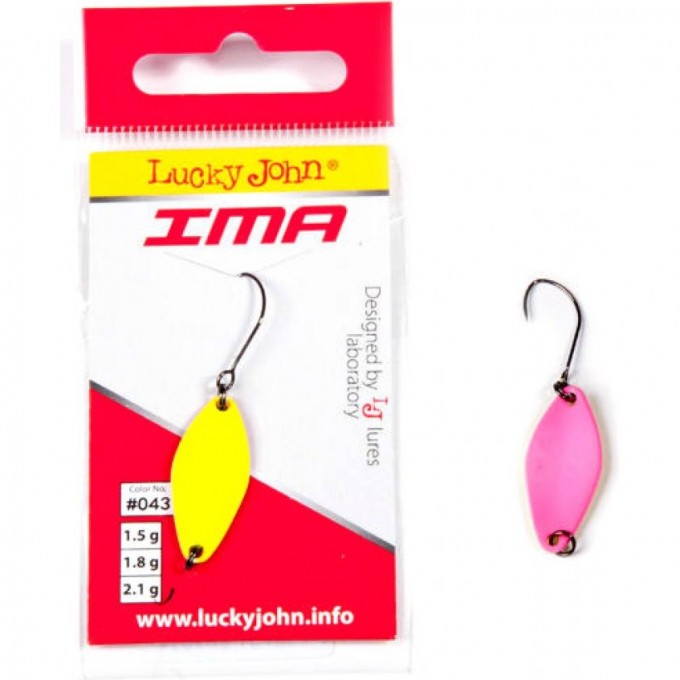 Блесна колеблющаяся LUCKY JOHN IMA 1,8 г, цвет 043 151018-043 Блесна колеблющаяся LUCKY JOHN IMA 1,8 г, цвет 043 151018-043