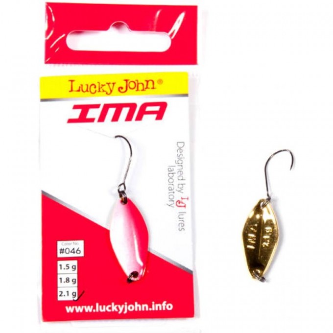 Блесна колеблющаяся LUCKY JOHN IMA 2,1 г, цвет 046 151021-046 Блесна колеблющаяся LUCKY JOHN IMA 2,1 г, цвет 046 151021-046