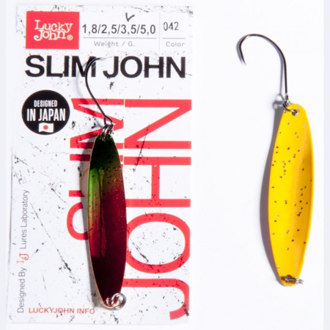 Блесна колеблющаяся LUCKY JOHN SLIM JOHN 2,5 г, цвет 042 LJSJ25-042 Блесна колеблющаяся LUCKY JOHN SLIM JOHN 2,5 г, цвет 042 LJSJ25-042