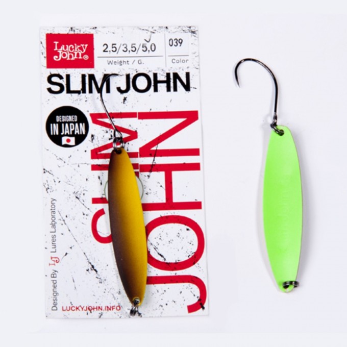 Блесна колеблющаяся LUCKY JOHN SLIM JOHN 3,5 г, цвет 039 LJSJ35-039 Блесна колеблющаяся LUCKY JOHN SLIM JOHN 3,5 г, цвет 039 LJSJ35-039
