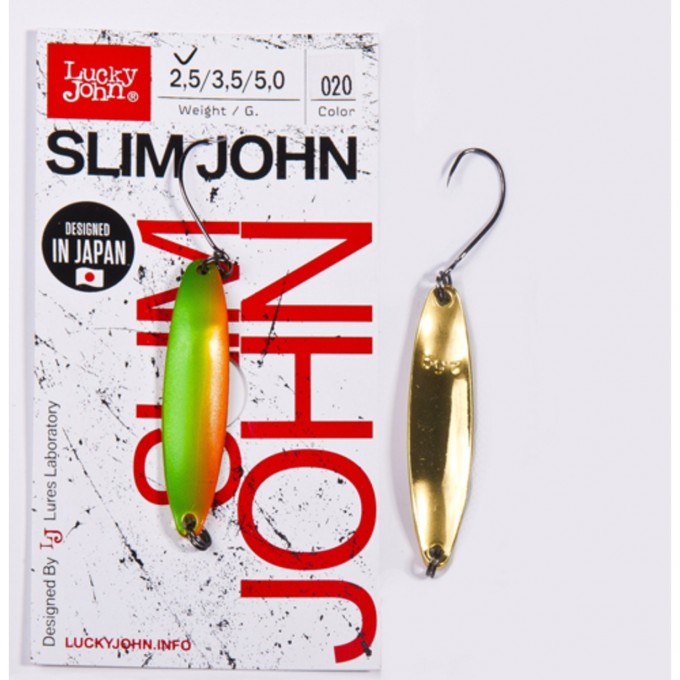 Блесна колеблющаяся LUCKY JOHN SLIM JOHN 5 г, цвет 020 LJSJ50-020 Блесна колеблющаяся LUCKY JOHN SLIM JOHN 5 г, цвет 020 LJSJ50-020
