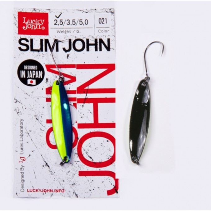 Блесна колеблющаяся LUCKY JOHN SLIM JOHN 5 г, цвет 021 LJSJ50-021 Блесна колеблющаяся LUCKY JOHN SLIM JOHN 5 г, цвет 021 LJSJ50-021