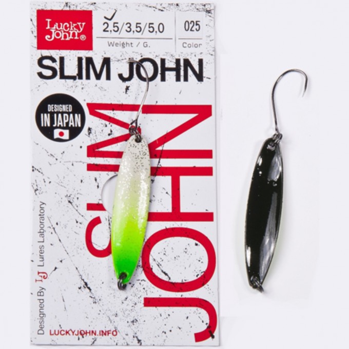 Блесна колеблющаяся LUCKY JOHN SLIM JOHN 5 г, цвет 025 LJSJ50-025 Блесна колеблющаяся LUCKY JOHN SLIM JOHN 5 г, цвет 025 LJSJ50-025