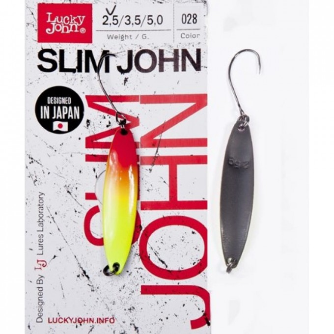 Блесна колеблющаяся LUCKY JOHN SLIM JOHN 5 г, цвет 028 LJSJ50-028 Блесна колеблющаяся LUCKY JOHN SLIM JOHN 5 г, цвет 028 LJSJ50-028