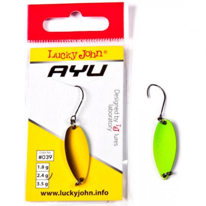 Блесна колеблющаяся LUCKY JOHN TR AYU 3,5 г, цвет 039 150935-039 Блесна колеблющаяся LUCKY JOHN TR AYU 3,5 г, цвет 039 150935-039