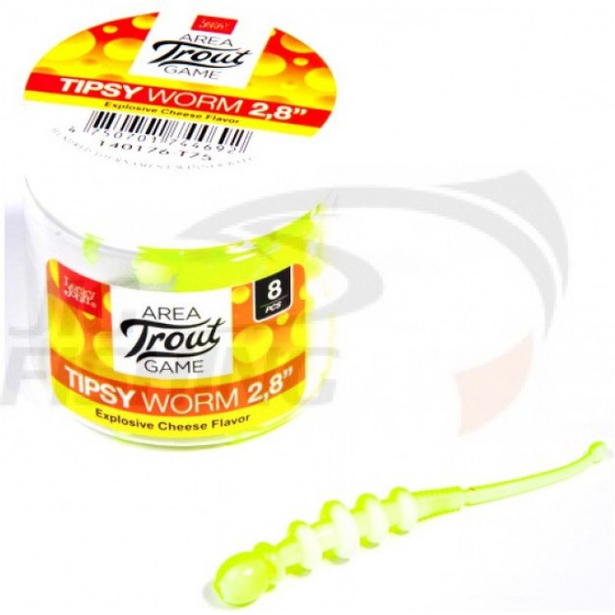 Слаги съедобные искусственные LUCKY JOHN PRO SERIES TIPSY WORM 2,3 in (58 мм), цвет T75, 12 шт 140175-T75 Слаги съедобные искусственные LUCKY JOHN PRO SERIES TIPSY WORM 2,3 in (58 мм), цвет T75, 12 шт 140175-T75