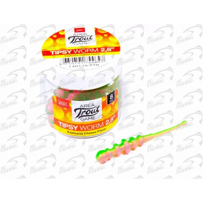 Слаги съедобные искусственные LUCKY JOHN PRO SERIES TIPSY WORM 2,8 in (71 мм), цвет T70, 8 шт 140176-T70 Слаги съедобные искусственные LUCKY JOHN PRO SERIES TIPSY WORM 2,8 in (71 мм), цвет T70, 8 шт 140176-T70