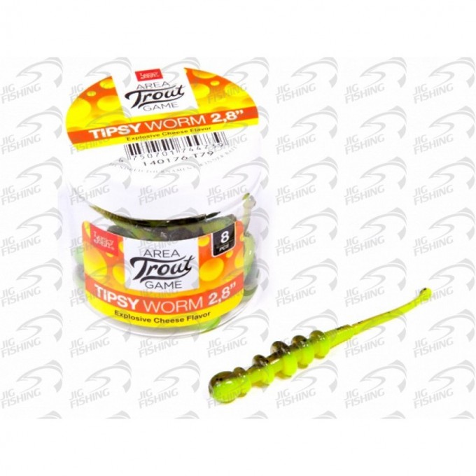 Слаги съедобные искусственные LUCKY JOHN PRO SERIES TIPSY WORM 2,8 in (71 мм), цвет T79, 8 шт 140176-T79 Слаги съедобные искусственные LUCKY JOHN PRO SERIES TIPSY WORM 2,8 in (71 мм), цвет T79, 8 шт 140176-T79