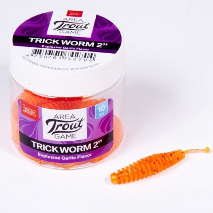 Слаги съедобные искусственные LUCKY JOHN PRO SERIES TRICK WORM 2.5in (64 мм), цвет 071, 7 шт 140177-036 Слаги съедобные искусственные LUCKY JOHN PRO SERIES TRICK WORM 2.5in (64 мм), цвет 071, 7 шт 140177-036